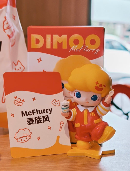 Popmart Dimoo X Macdonald’s Blind Box Figure + 1 sticker sheet