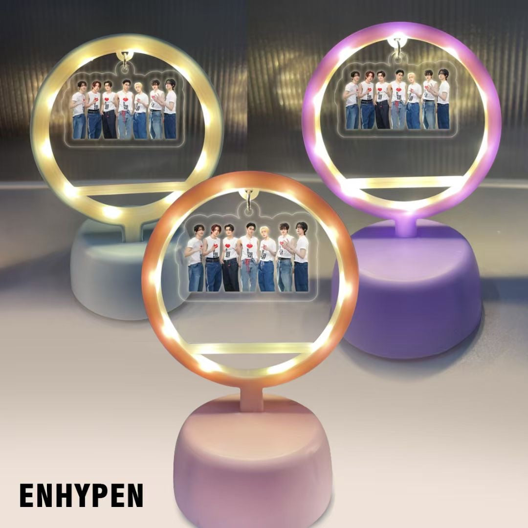 K-pop Enhypen Mini Bedside Light Desktop Lamp