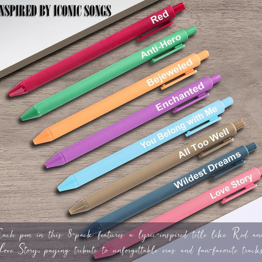 Taylor Swift 8 pcs pens set