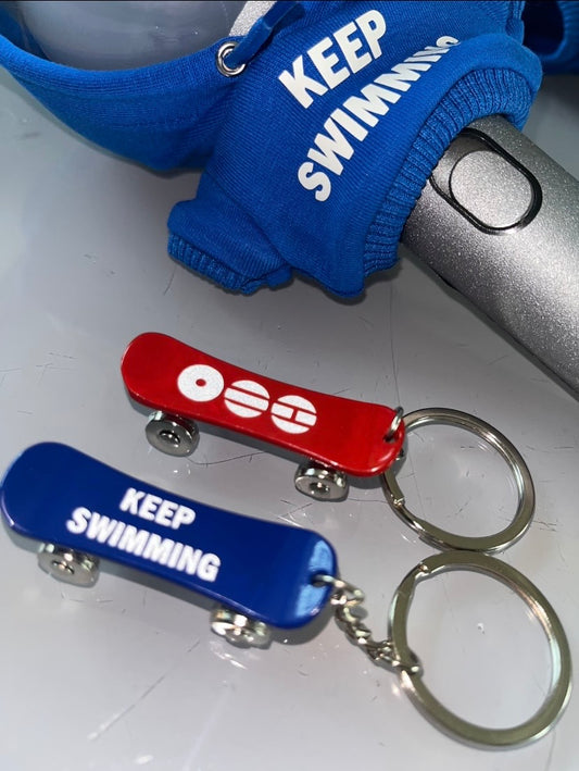 K-Pop BTS Arirang Swim Concert Tour Merch Skateboard Keychain