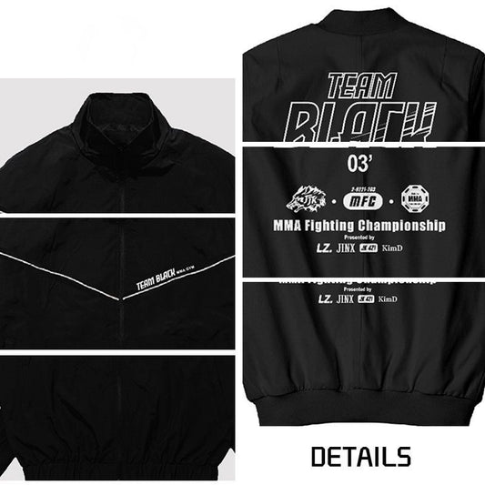 Jinx Manhwa Manga Team Black Jae Jaekyung Jacket MMA
