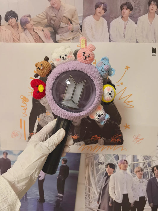 K-pop BTS Handmade Crotchet Lightstick Cover 4 th Generation