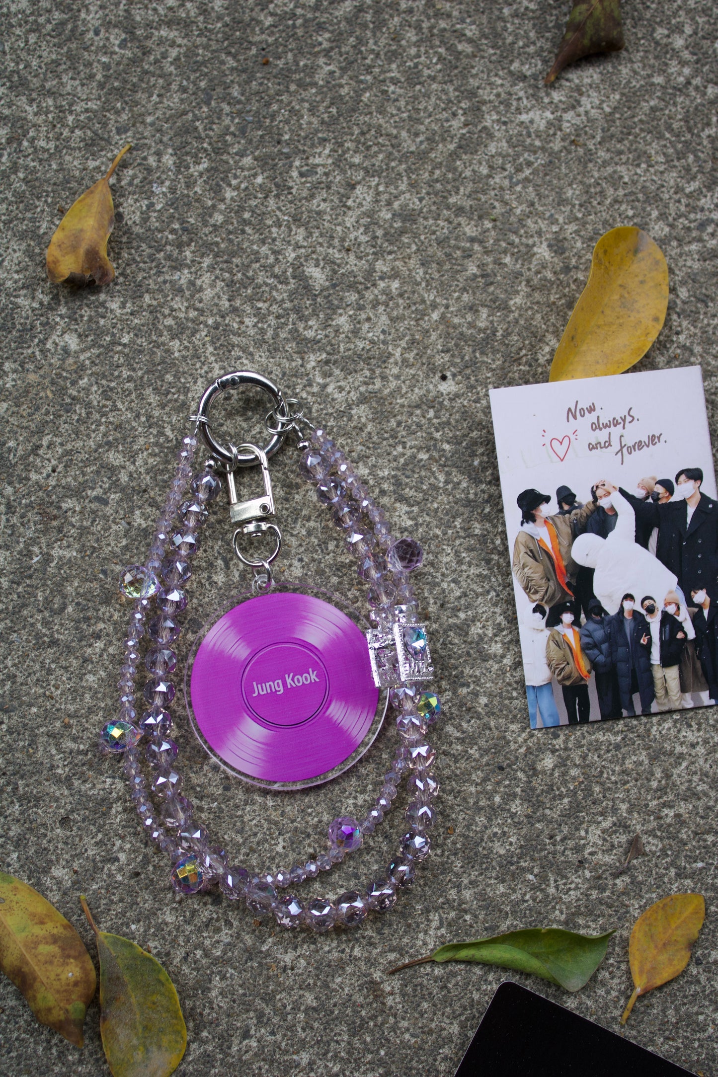 K-pop BTS Vinyl Army Arirang Bag Phone Charms Accessories