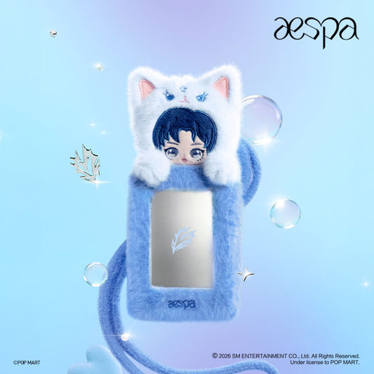 Authentic Popmart x Aespa Fluffy Club Series Blind Boxes K-pop Card Holder