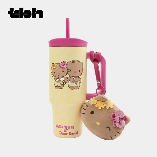 Tbh x Hello Kitty Dear Daniel Stainless Steel Cup + Coin Bag 900 ml Authentic Sanrio
