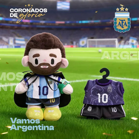 Authentic Top Toy Argentina Messi 17cm Plus Pendant Football