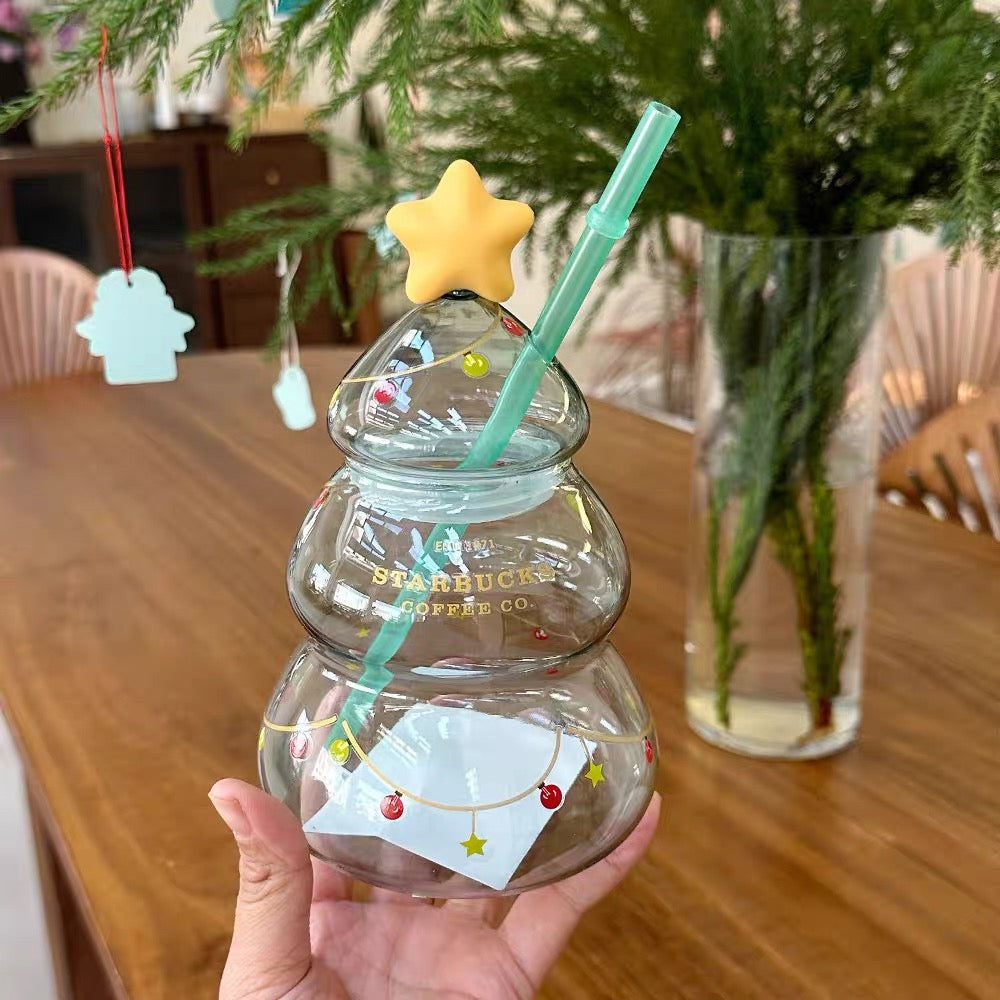 Authentic Starbucks Merry Christmas Glass Cup 640 ml