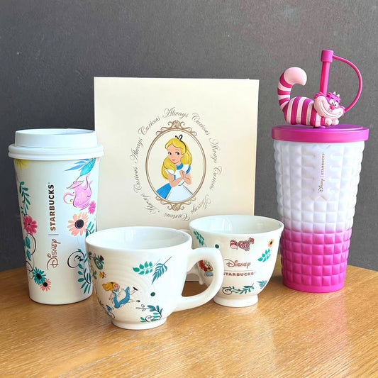 LIMITED STOCK Authentic Starbucks Alice in Wonderland Cups