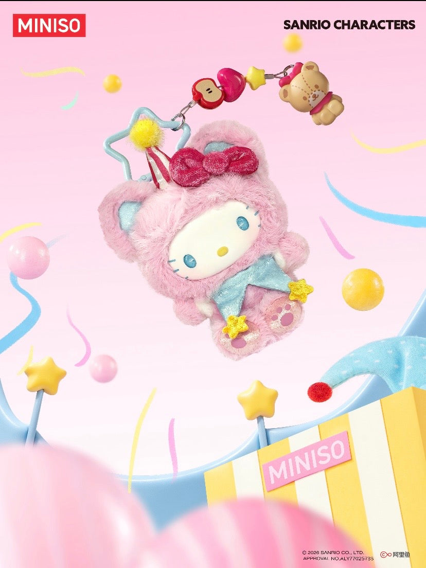 Authentic Miniso Blind Boxes Plush Pendant Sanrio Dream Parade