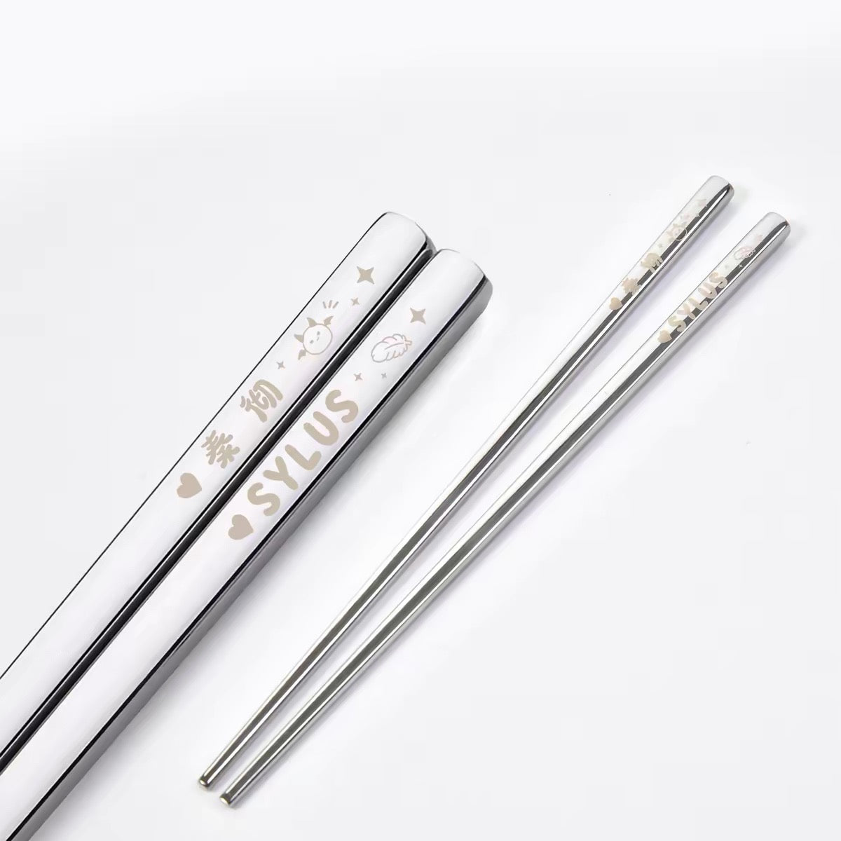 Love and Deepspace Plates Metal Dinnerware
