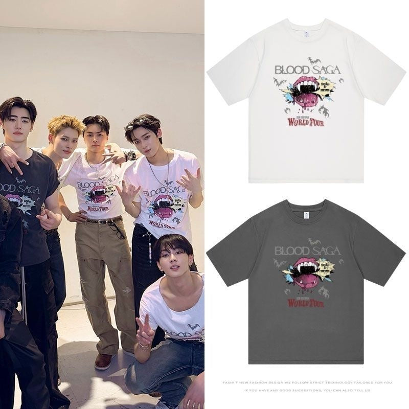 K-pop Enhypen Blood Saga world tour 2026 T-shirts