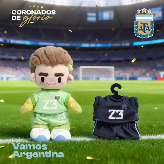 Authentic Top Toy Argentina Martinez 17cm Plus Pendant Football