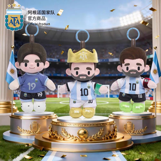 Authentic Toptoy Argentina Soccer Blind Boxes Plush Pendant Football