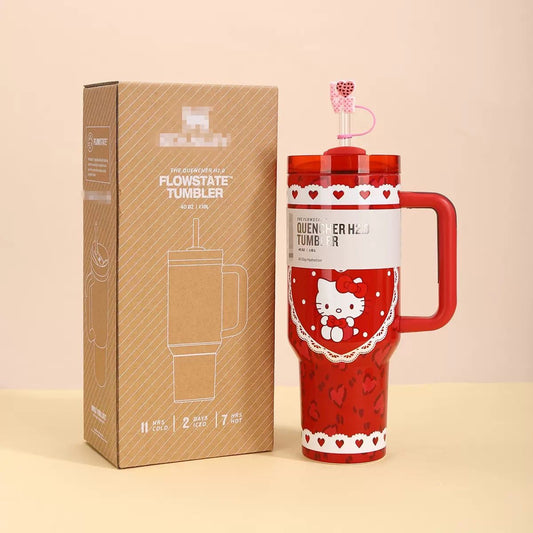Cute Sanrio Hello Kitty Stanley Inspired 40 Oz Tumbler