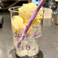 Taylor Swift Glass Cup with purple straw Speak Now