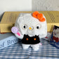 Sanrio Halloween Plushy Japan Version  Keychain Bag Charm Pompompurin My Melody Cinamoroll Hello Kitty Kuromi 12 cm plushy