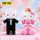 Authentic Toptoy Blind Boxes Plush Style Doll Sanrio Central Wedding Hello Kitty Dear Daniel