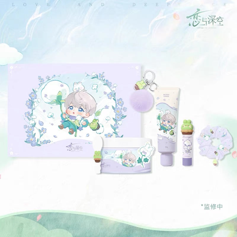 Authentic Love and Deepspace Merch Gift Set [ Lip balm , handcream, body cream , scrunchie ]