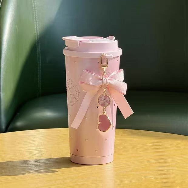 Authentic Starbucks 2026 Chinese Valentines Day Series Sweet Star Duck Cups Plush Bear