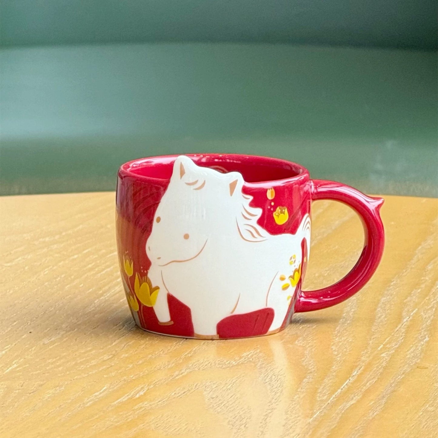 Authentic Starbucks China 2026 Red Chinese New Year of the Horse Cups