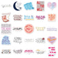 Taylor Swift 50 pcs Lyrics Stickers