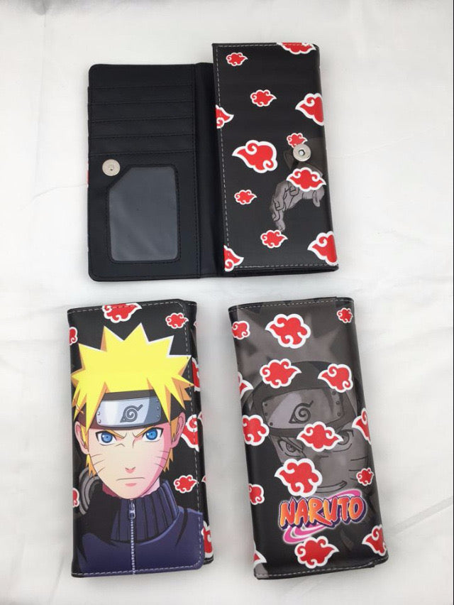 Anime Naruto  Money Wallet Gaara Itachi Kakashi Flip Style 2