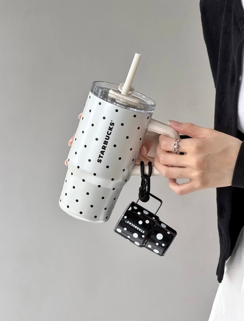 Authentic Starbucks x Stanley Polka Dot Cups Tumblers
