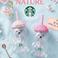 Authentic Starbucks Korea 2026 Pink Bearista Bear Glass Cup