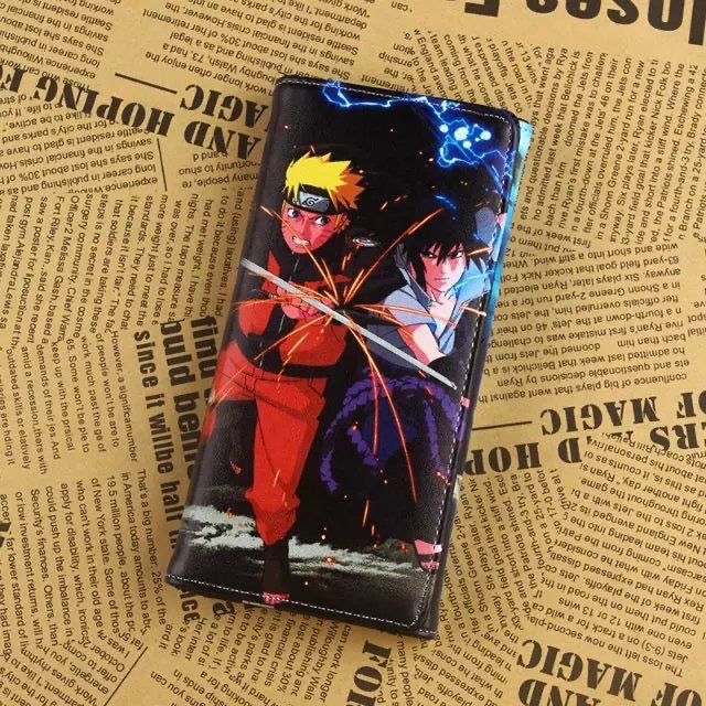 Anime Naruto  Money Wallet Gaara Itachi Kakashi Flip Style 2