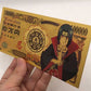Anime Naruto Money Bank Notes Wallet Accessories Set of 10
