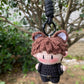 [ Takes 4 days to make ] Handmade Valko Love and Deepspace Plush Pendant + free acrylic Keychain + card