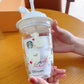 Authentic Starbucks Glass Bear Cup Cute Dog