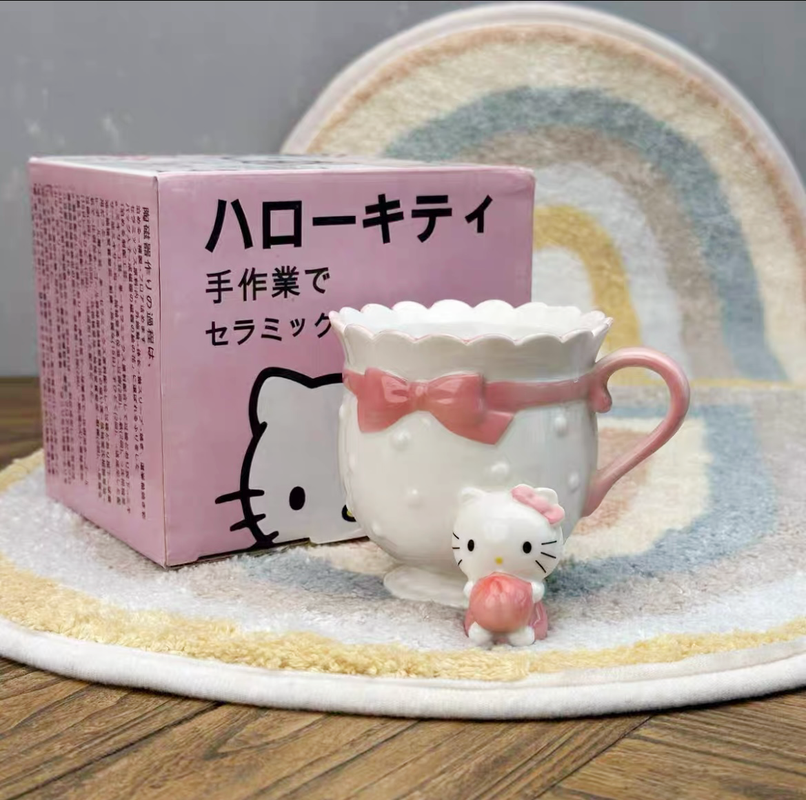 Sanrio Random Cute Kawaii Hello Kitty Ceramic Mug Sanrio Coffee Cup