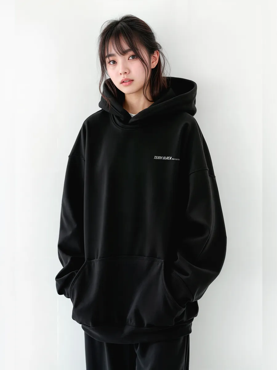 Jinx Manhwa Team Black Hoodie Sweater