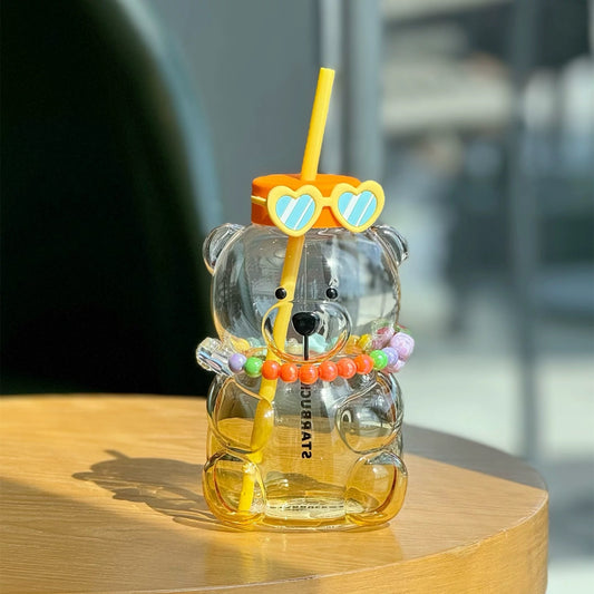 Authentic Starbucks Teddy Bear Cup Tropical Style