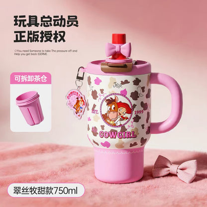 Authentic Disney Toy Story Woody Jessie Stainless Steel Cups Tumbler