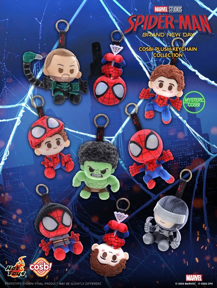 [Authentic] Cosbi Spider-Man Fresh Start Plush Pendant