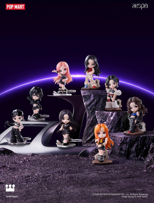 8/21 Authentic Blind Boxes Popmart x K-pop Aespa Figures