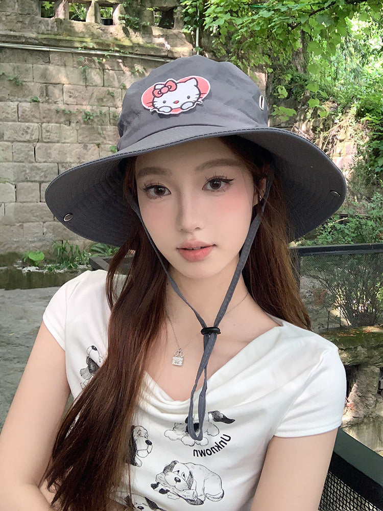 Cute Kawaii Summer Hello Kitty Women’s Hat Hiking Hat