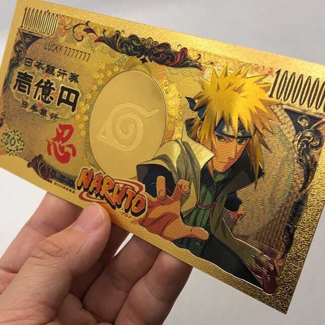 Anime Naruto Money Bank Notes Wallet Accessories Set of 10