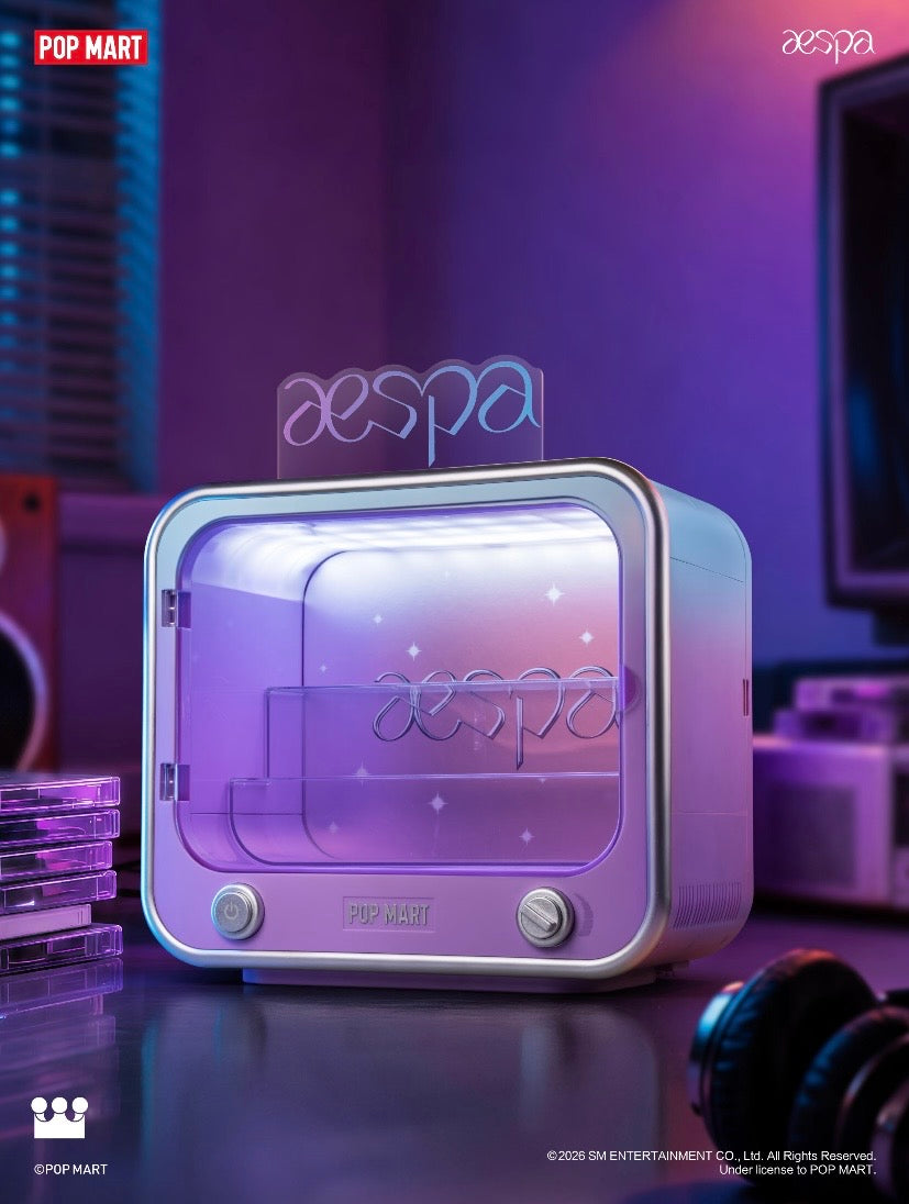 8/21 Authentic Blind Boxes Popmart x K-pop Aespa Lumunious Display Case