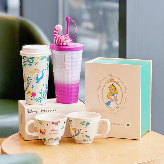 LIMITED STOCK Authentic Starbucks Alice in Wonderland Cups
