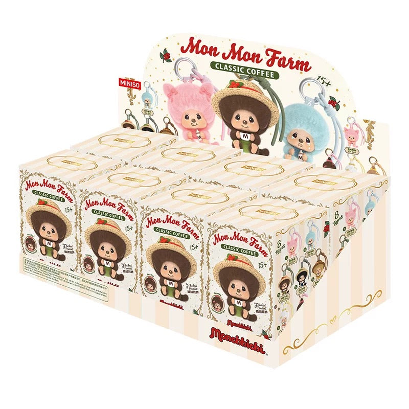 Authentic Miniso x Monchihichi Blind Boxes Bag Charm Keychain Pendant