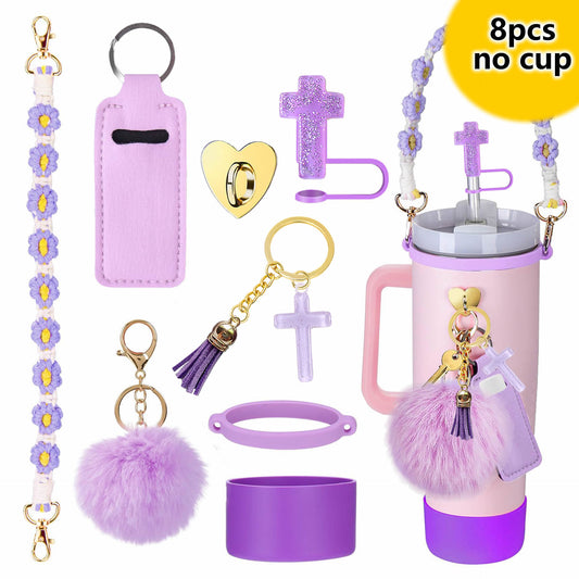 Stanley Cup Starbucks Cup Accessories Christian Keychain Straw  Topper