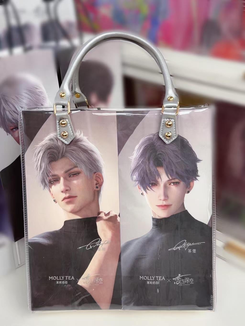[DIY Accessories ] Molly Tea x Love and Deepspace Double Transparent bag [ Does not include the Lads paper bags / sold separately ]