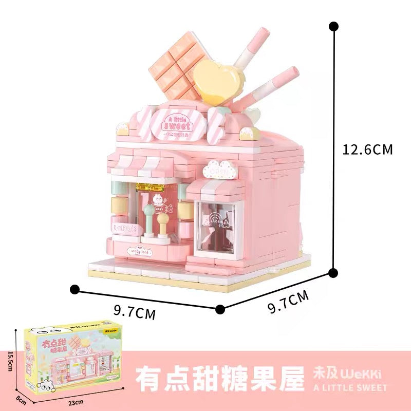 Authentic Top Toy Clearance Brics DIY Pink House