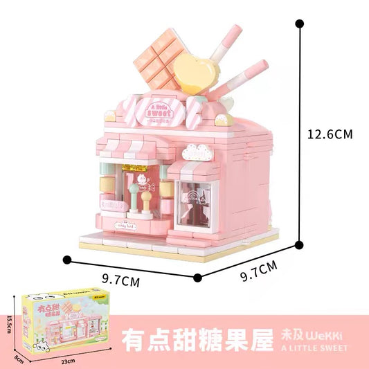 Authentic Top Toy Clearance Brics DIY Pink House