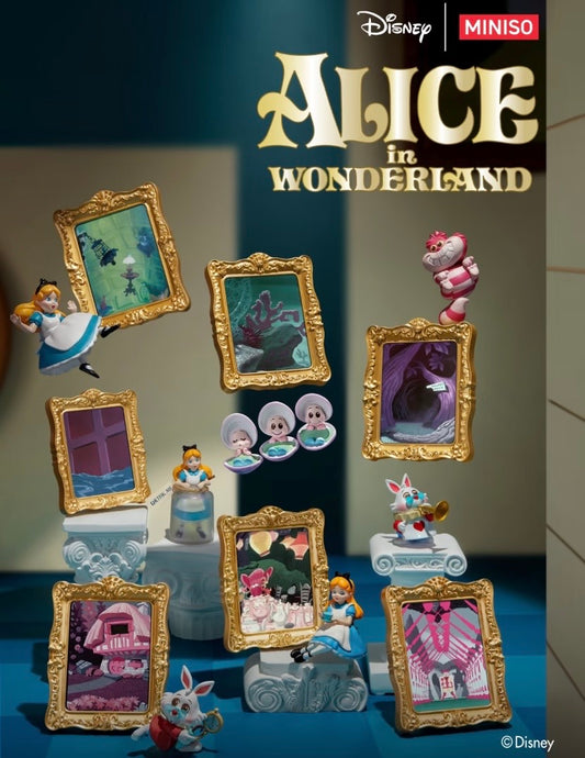 Authentic Miniso X Disney Alice in Wonderland Blind Boxes Figure