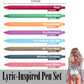 Taylor Swift 8 pcs pens set