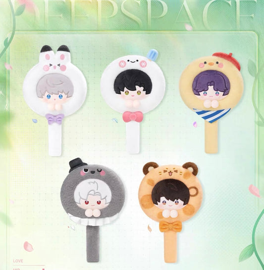 Authentic Love and Deepspace Handheld Plush Mirror